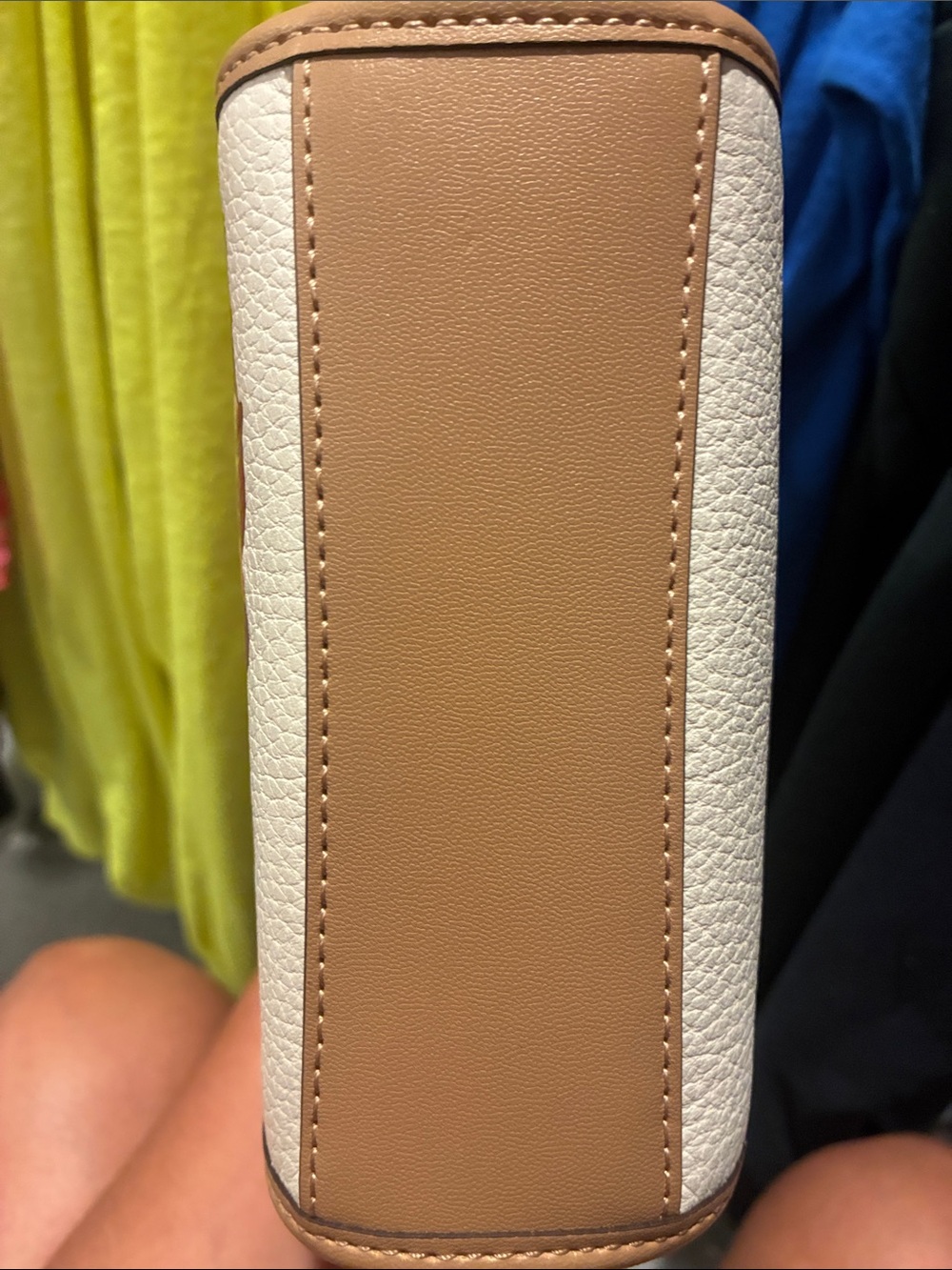 kate spade Disney cream and Tan Leather Satchel with Chip 'n' Dale Mini bag - Picture 2 of 3